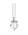 Collana da Uomo Zancan Regata con Pendente ad Ancora in Argento e Oro Rosa