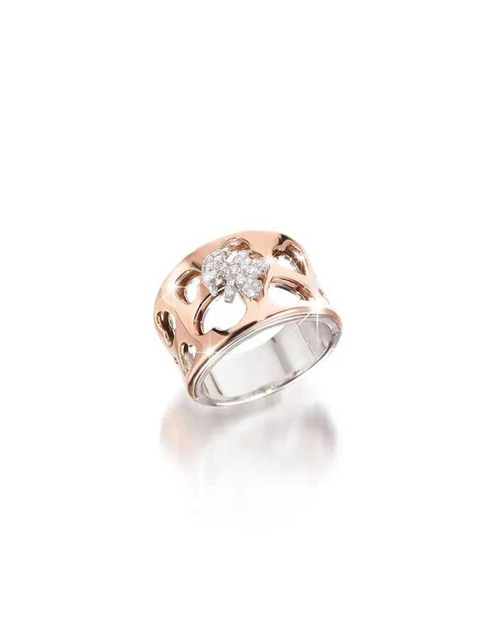 Le Bebé jewels Band ring Femminuccia gold and brilliants LBB 351