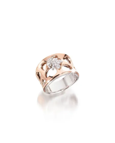 Le Bebé gioielli Anello a fascia Femminuccia oro e brillanti LBB 351