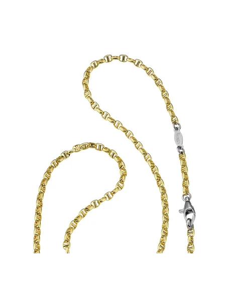 Zancan Insignia Men's Necklace in Yellow Gold with Diamond