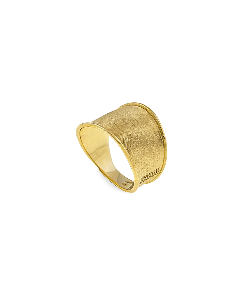 Anello a Fascia Marco Bicego Lunaria in Oro Giallo | Gioielleria Casella |  Anelli