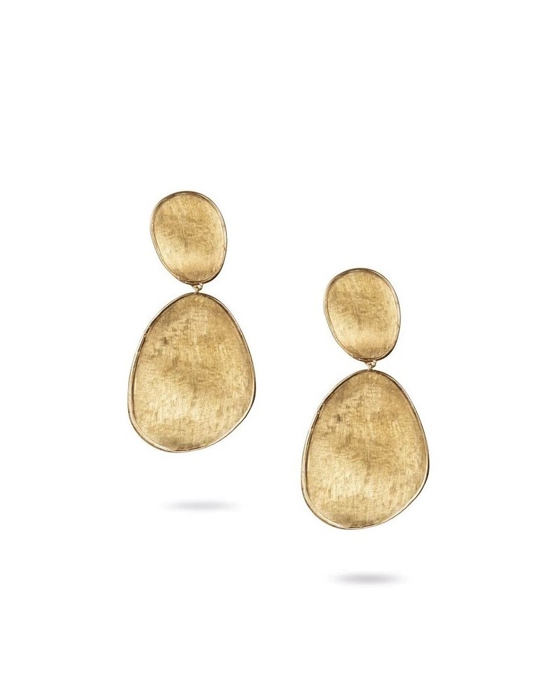 Marco Bicego Lunaria Yellow Gold Drop Earrings