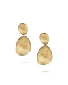 Boucles d'oreilles pendantes en or jaune Lunaria de Marco Bicego