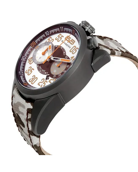 Cronografo al Quarzo Bomberg 1968 Black con Cinturino in Tessuto Mimetico