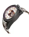 Bomberg 1968 Black Quartz Chronograph with Camouflage Fabric Strap
