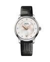 Mido Baroncelli Lady Day & Night Women's Watch with White Mother-of-Pearl Dial and Diamonds