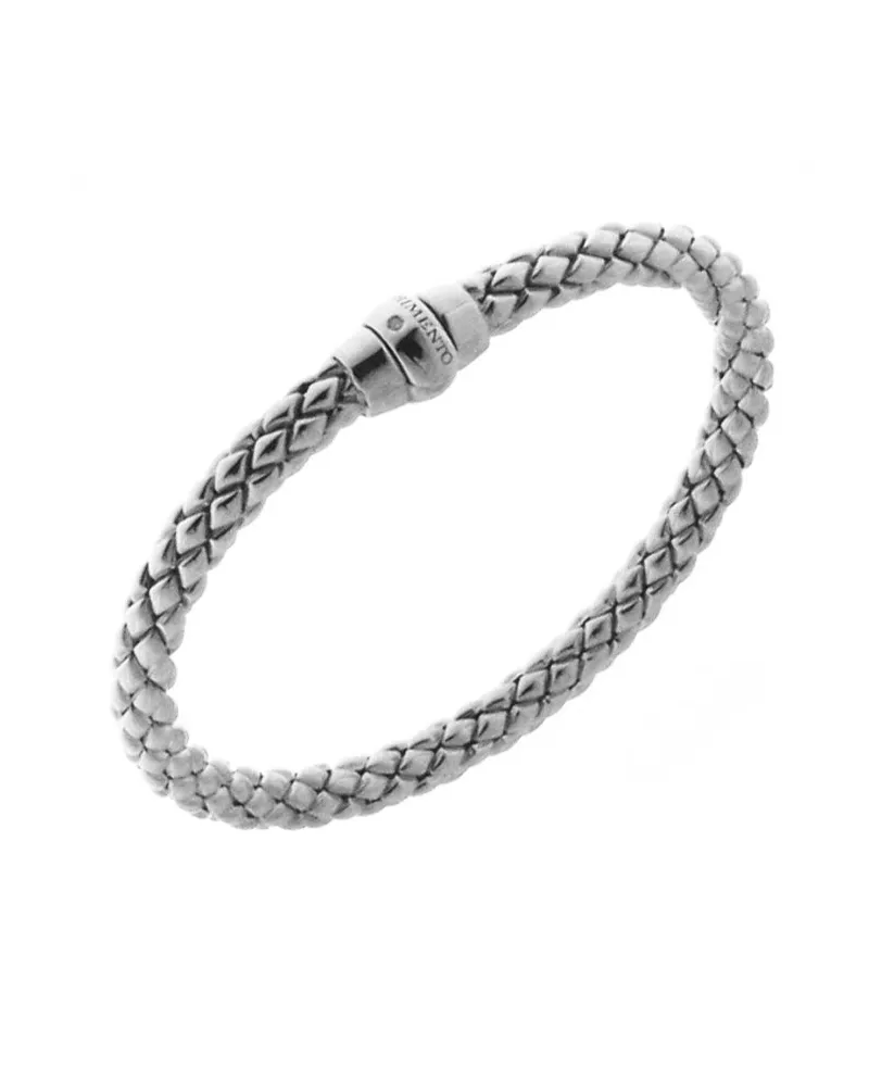 Bracciale Chimento Stretch Classic in Oro Bianco e Diamante Bianco