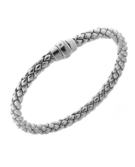 Bracciale Chimento Stretch Classic in Oro Bianco e Diamante Bianco