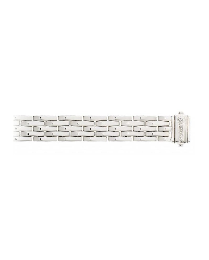 Chimento Double Classic Bracelet in White and Yellow Gold with White Diamond