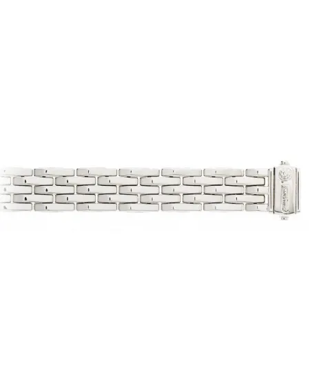 Bracciale Chimento Double Classic in Oro Bianco e Giallo con Diamante Bianco