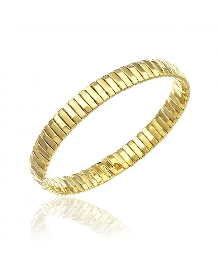 Rigid Chimento Bracelet Yellow Gold Armillas