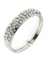 Bracciale Rigido Chimento Stardust in Oro Bianco con 73 Diamanti Bianchi