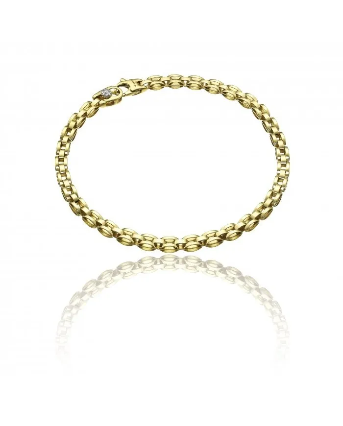 Bracelet Chimento Tradition Gold Accents en or jaune avec diamant blanc