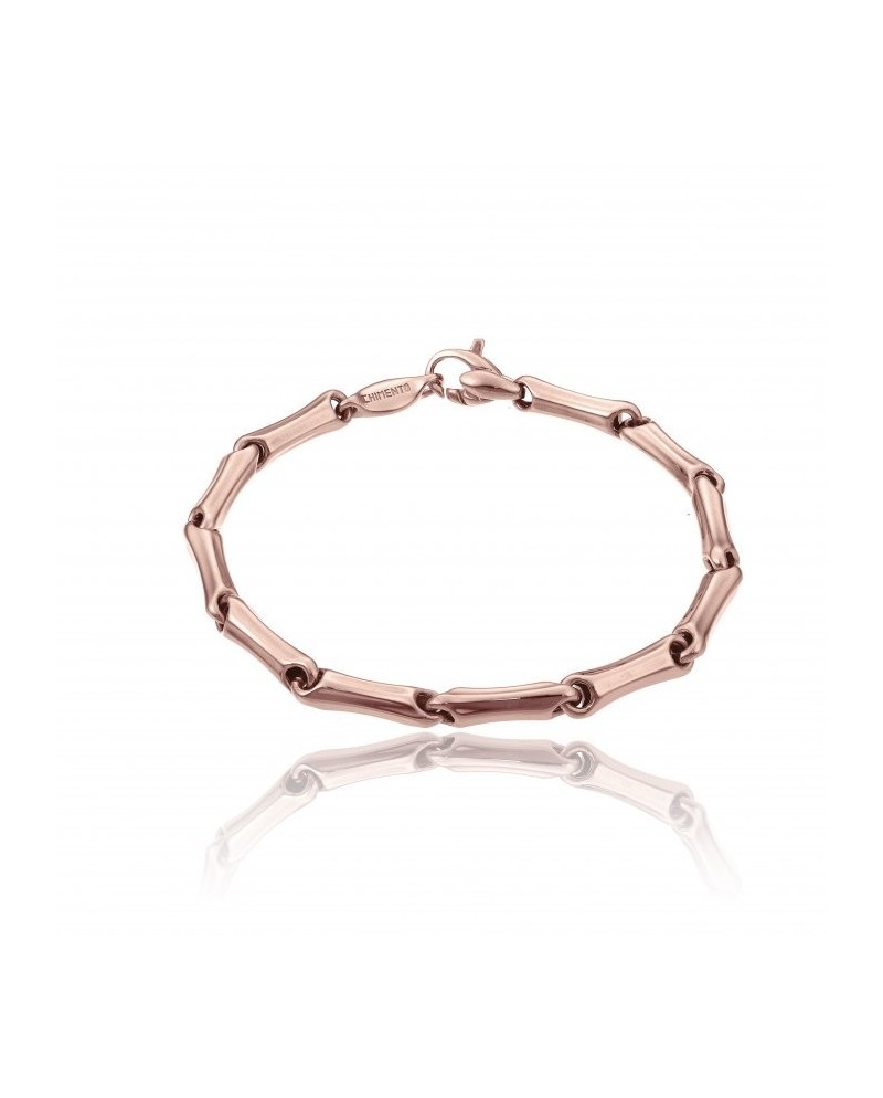 Chimento Tradition Gold Bamboo Classic Bracelet in Rose Gold