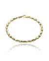 Bracelet Chimento Tradition Gold Bamboo Classic à dôme en or jaune
