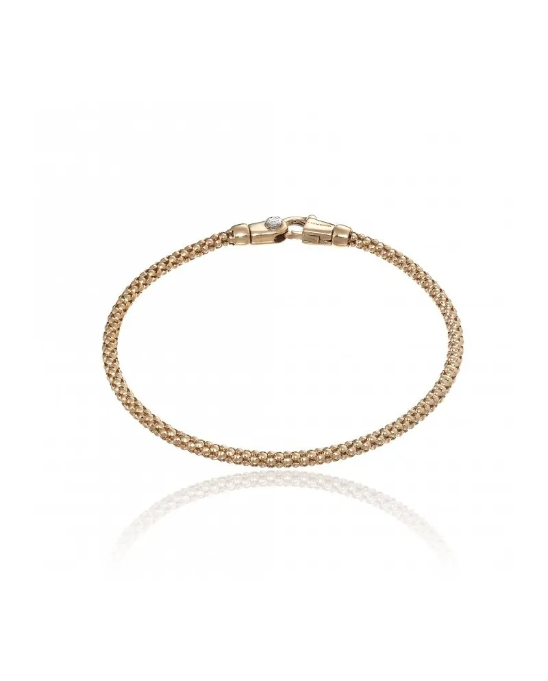 Bracelet Chimento Tradition en or rose avec diamant blanc et motif grenade