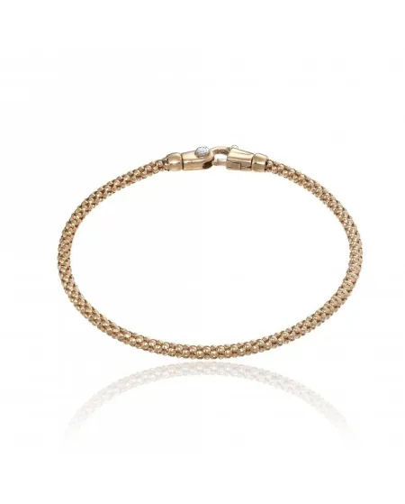 Chimento Tradition Gold Pomegranate Bracelet in Rose Gold with White Diamond