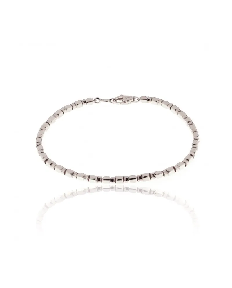 Bracciale Chimento Accenti in Oro Bianco 20 cm