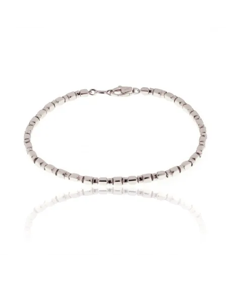 Bracciale Chimento Accenti in Oro Bianco 20 cm