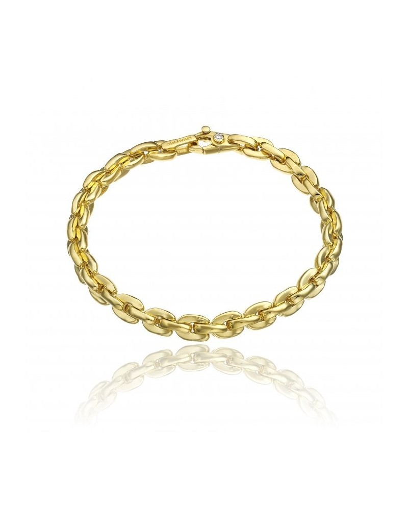 Chimento Tradition Gold Accents Bracelet in Yellow Gold with White Diamond