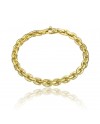 Chimento Tradition Gold Accents Bracelet in Yellow Gold with White Diamond