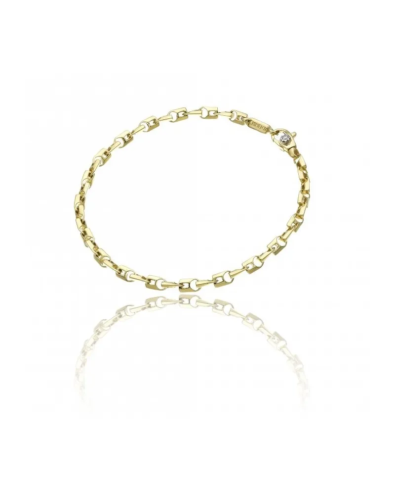 Chimento Tradition Gold Accents Bracelet in Yellow Gold with White Diamond