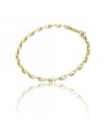 Chimento Tradition Gold Accents Bracelet in Yellow Gold with White Diamond