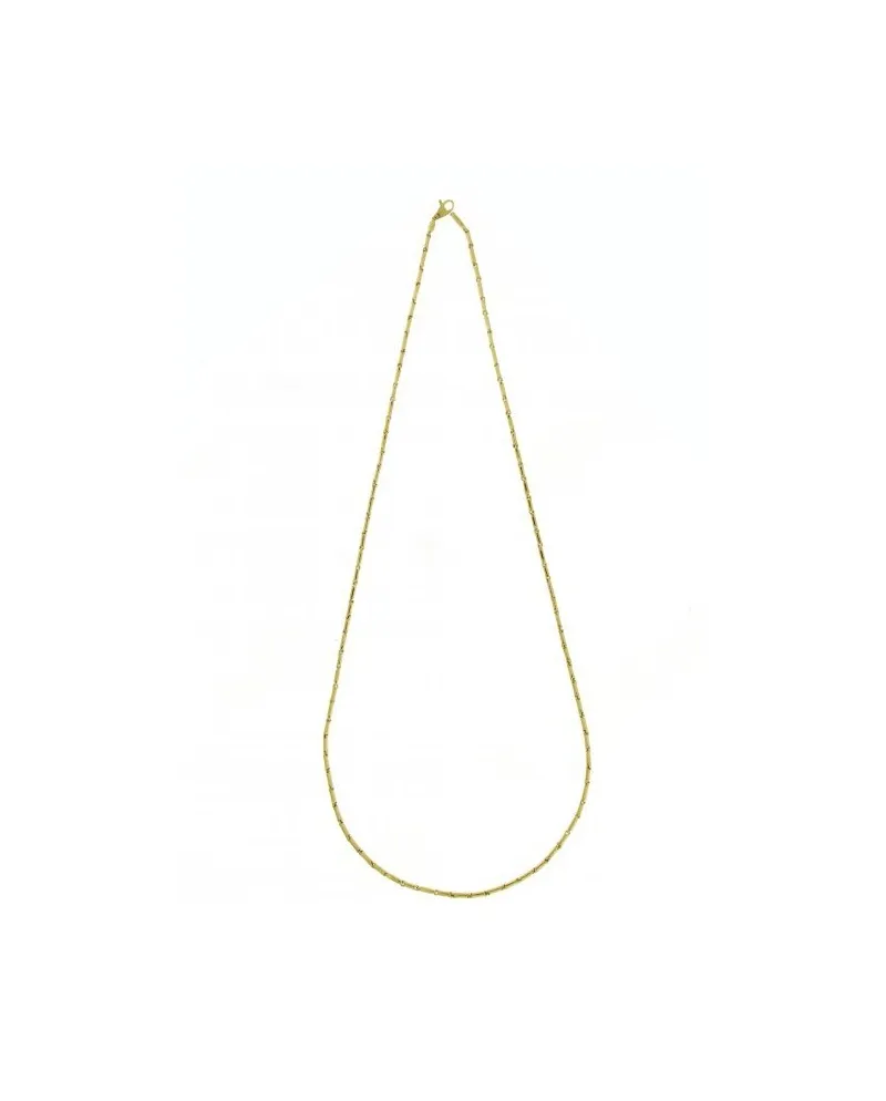 Chimento Tradition Gold Bamboo Classic Necklace in Yellow Gold 50 cm