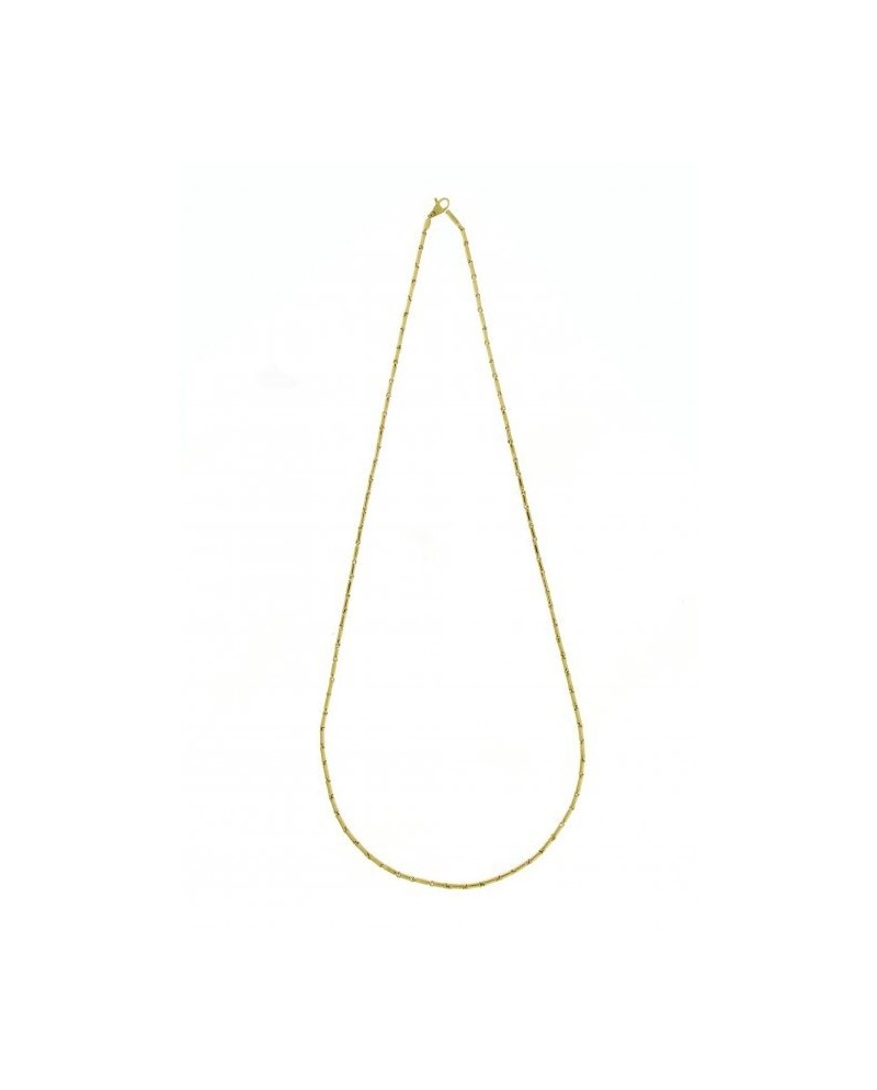 Collier Chimento Tradition Gold Bamboo Classic en or jaune 50 cm