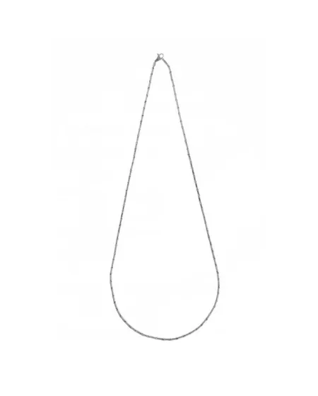 Chimento Tradition Gold Bamboo Classic Necklace in White Gold 50 cm