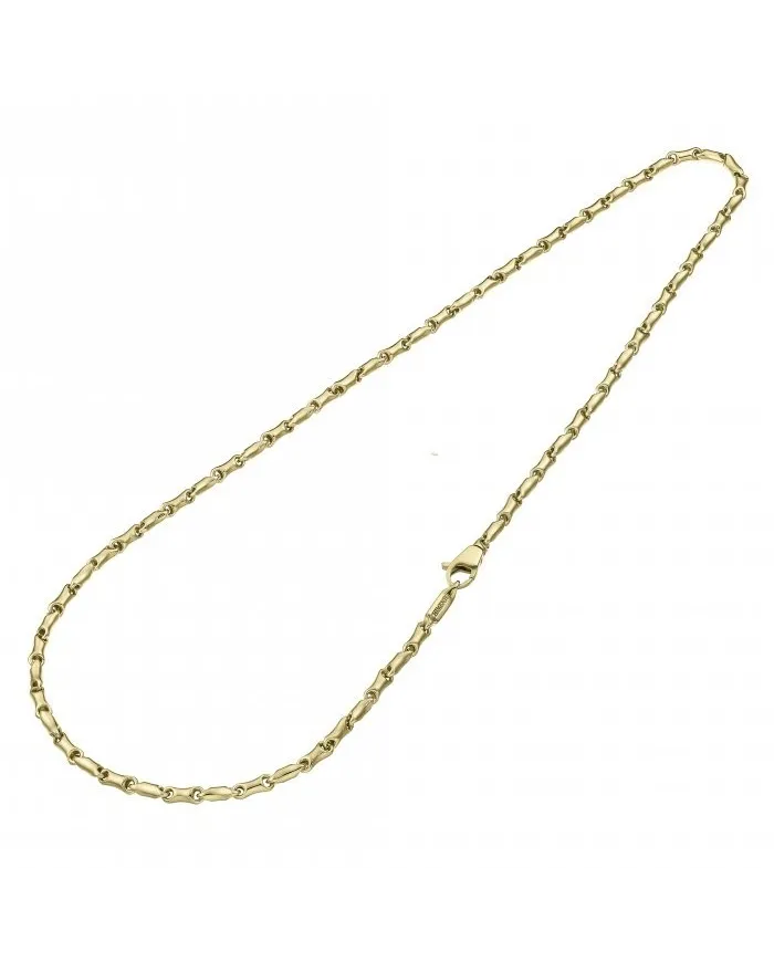 Collana Media Chimento Tradition Gold Bamboo Classic in Oro Giallo 50 cm