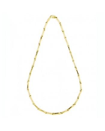 Chimento Tradition Gold Bamboo Classic Medium Necklace in Yellow Gold 45 cm