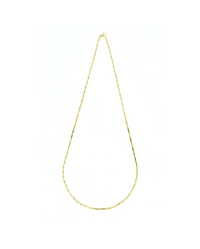 Collier Chimento Tradition Gold Bamboo Classic en or jaune 50 cm