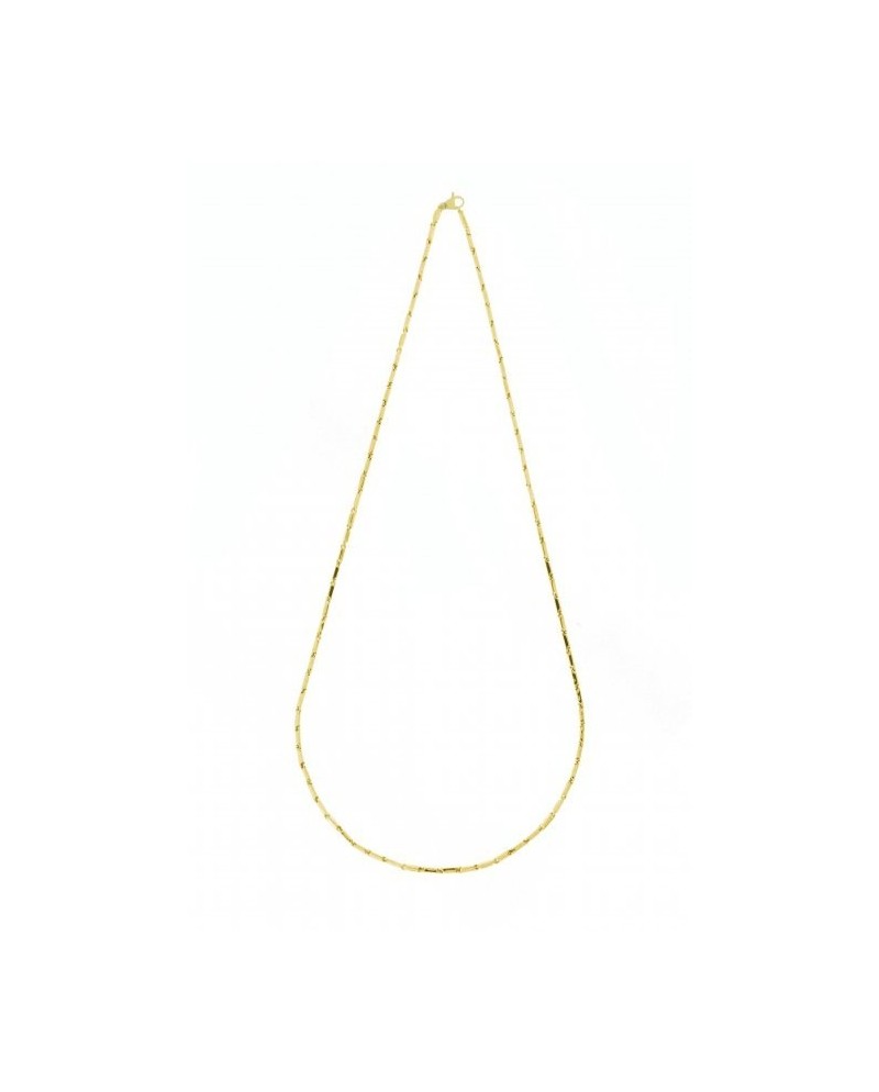 Chimento Tradition Gold Bamboo Classic Necklace in Yellow Gold 50 cm
