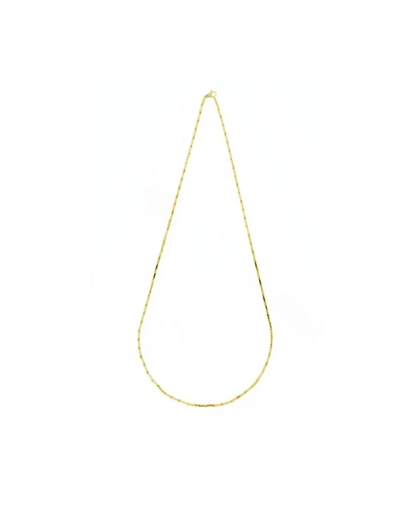 Chimento Tradition Gold Bamboo Classic Necklace in Yellow Gold 50 cm