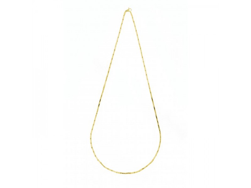 Collana Chimento Tradition Gold Bamboo Classic in Oro Giallo 50 cm