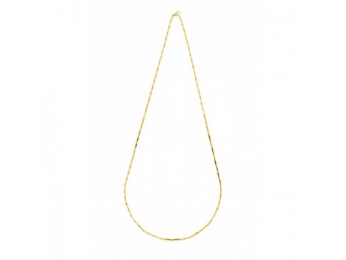 Collana Chimento Tradition Gold Bamboo Classic in Oro Giallo 50 cm