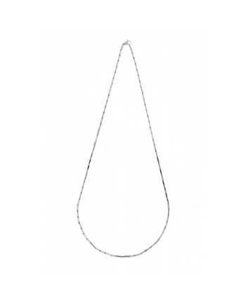 Collier Chimento Tradition Gold Bamboo Classic en or blanc 50 cm