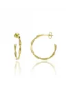 Boucles d'oreilles Chimento Bamboo Liberty en or jaune