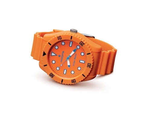 Hoops orologio al quarzo Uomo Under Water Arancione