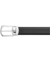 Cintura Montblanc in Pelle Double Face con Fibbia Incurvata