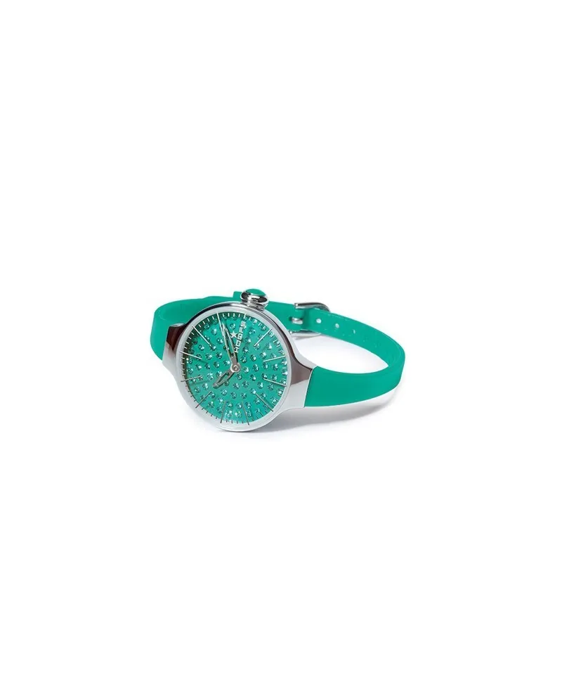 Hoops orologio al quarzo Donna Chérie Diamond Verde acqua | Gioielleria  Casella | Orologi al quarzo