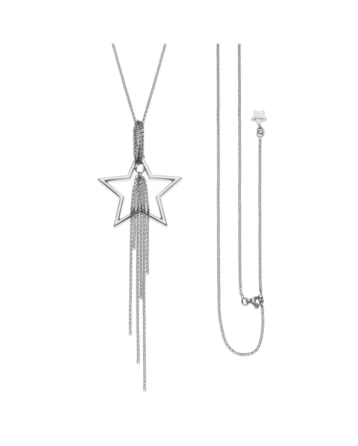 Eclat Allure Star Pendant in Silver