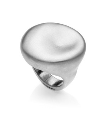 Bague Éclat Boule en argent rhodié