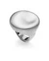 Anello Eclat Boule in Argento Rodiato