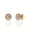 Boucles d'oreilles clous en argent Icegold Eclat avec pierres de lune naturelles