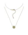 Collier Eclat Silver & Colors Icegold en argent avec pendentif en zircon jaune