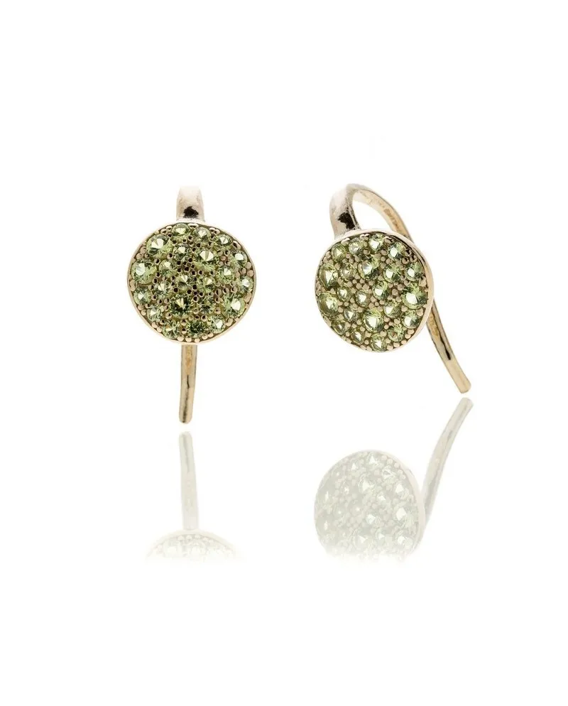 Eclat Silver & Colors Earrings in Icegold Silver with Yellow Zircons Eclat Silver & Colors Earrings in Icegold Silver with Yellow Zircons