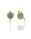 Boucles d'oreilles Eclat Silver & Colors en argent Icegold avec zircons jaunes