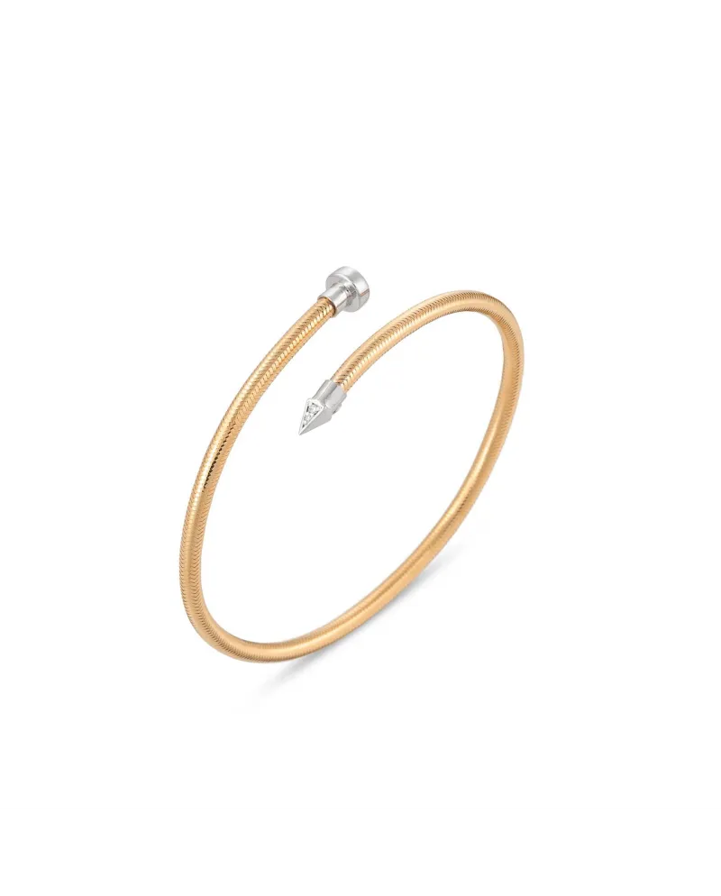 Bracelet Ponte Vecchio en or jaune et diamants - Collection Nobile